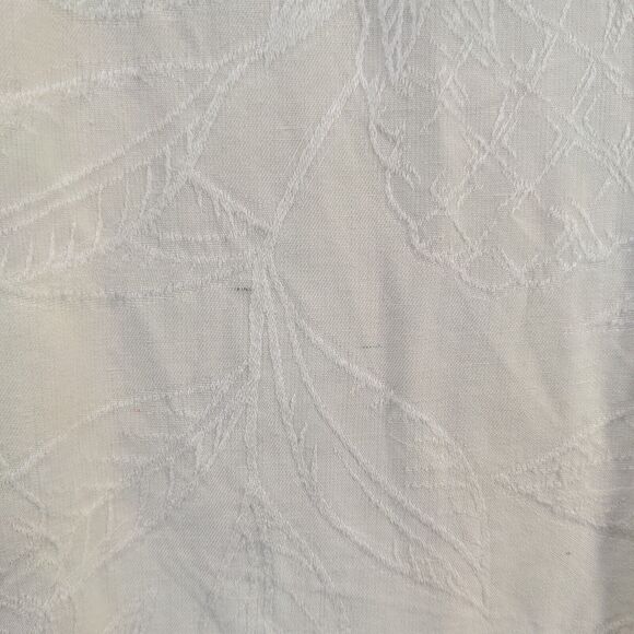 Island Shores Men's Washable Silk Button Up Shirt Cream XL Short Sleeve Pocket - Picture 8 of 16